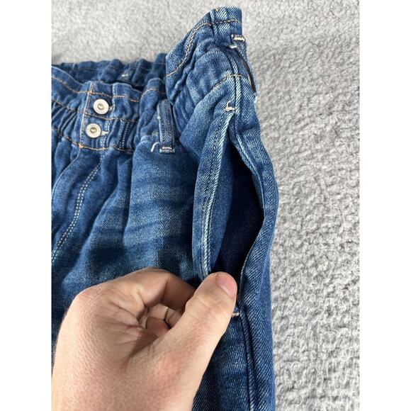 Hollister Jeans Womens 13R (31 x 27) Blue Denim Paperbag Ultra High Rise Mom - Picture 5 of 13